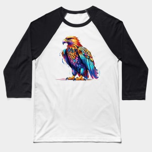 Colorful Eagle #1 Baseball T-Shirt